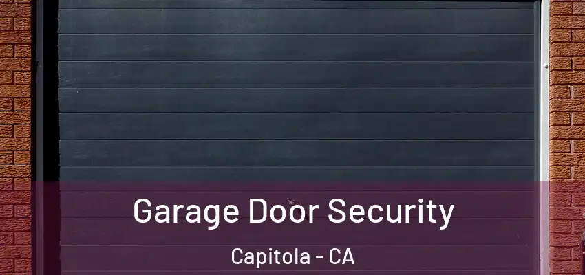  Garage Door Security Capitola - CA
